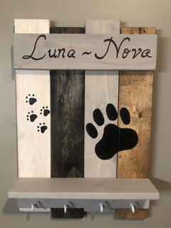 Paw Shelf - Sketchy White