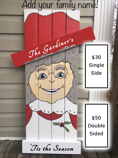 Mrs. Claus Sign