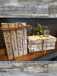 Farmhouse Book Stacks