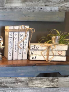 Farmhouse Book Stacks