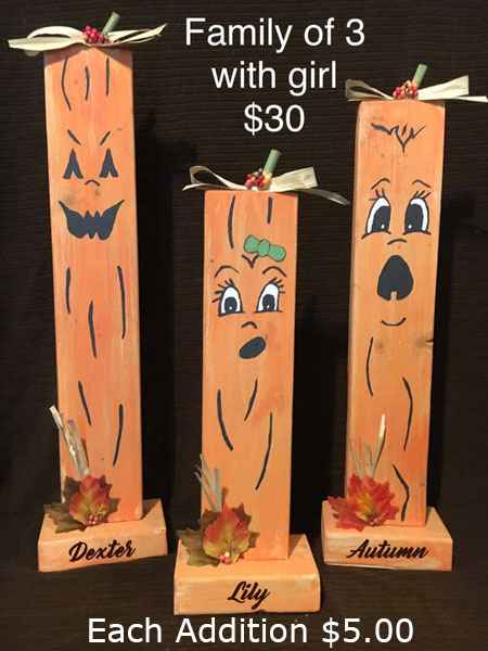 Halloween Pumpkin Family