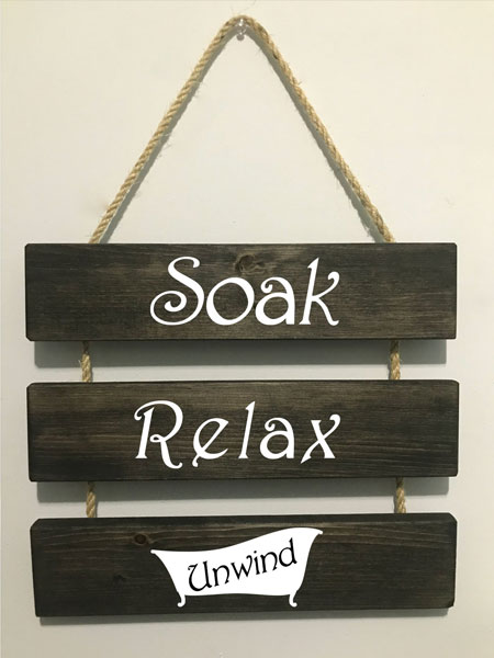Hanging Wooden Signs