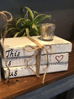 Farmhouse Book Stacks